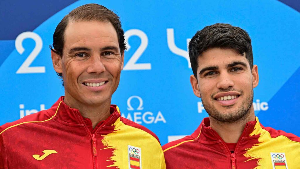 Rafael Nadal y Carlos Alcaraz, juntos para buscar el oro en París 2024